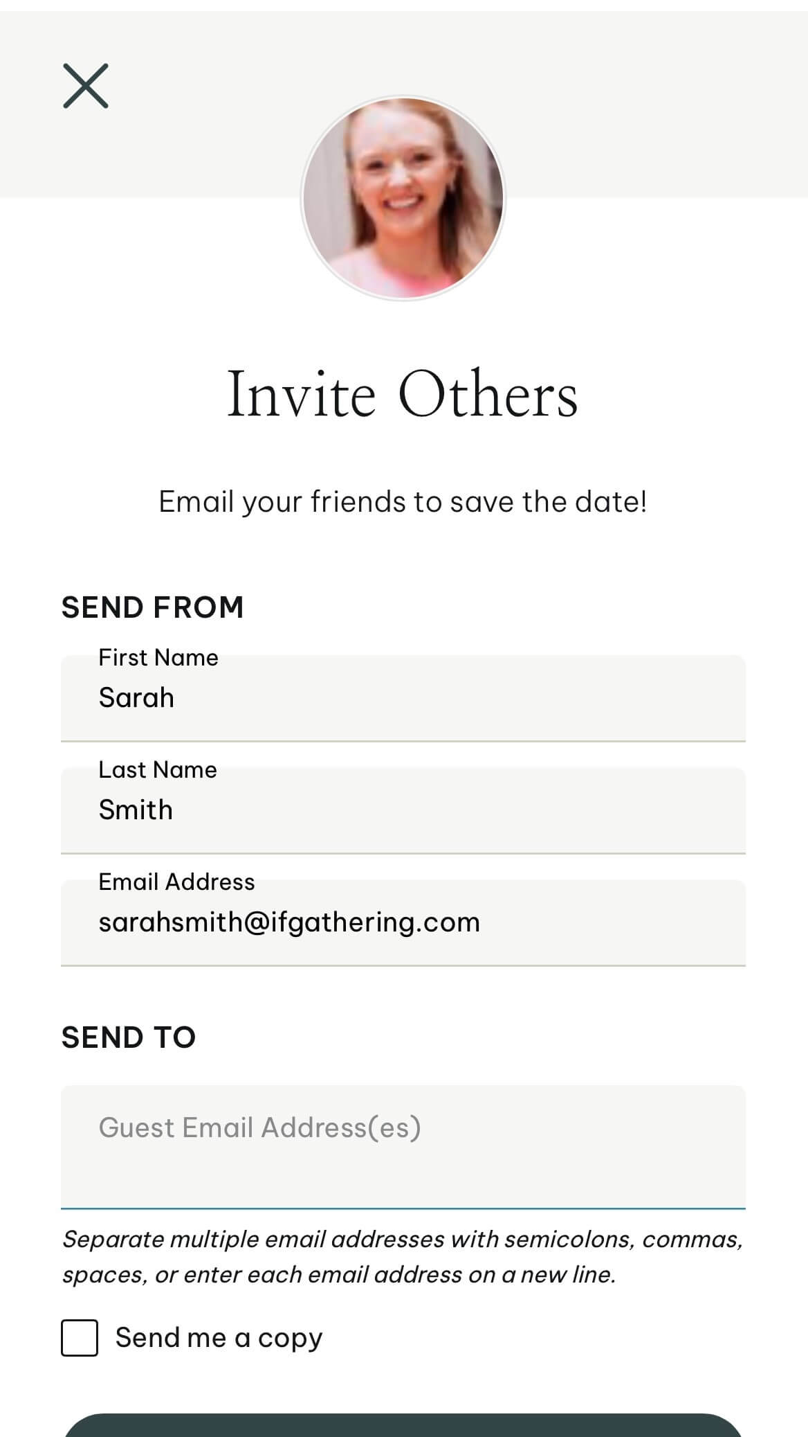 Invite Others Preview